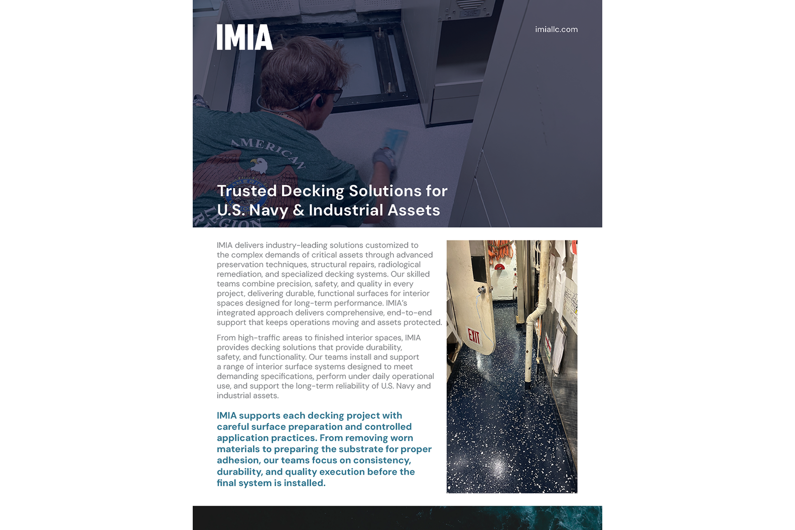Trusted Decking Solutions for U.S. Navy & Industrial Assets